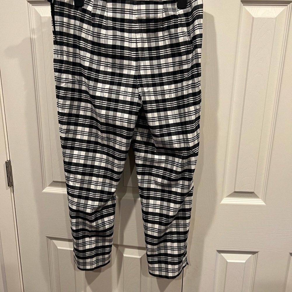 Talbots petites plaid ankle pants - Picture 4 of 5